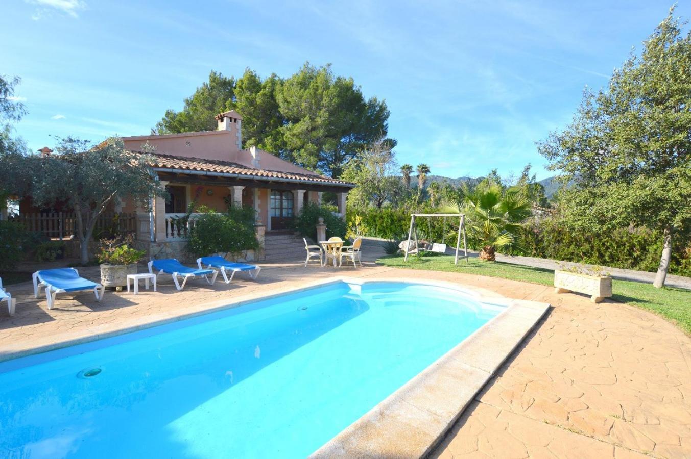 Finca Con Piscina Es Blanquer Pensionat Eksteriør billede