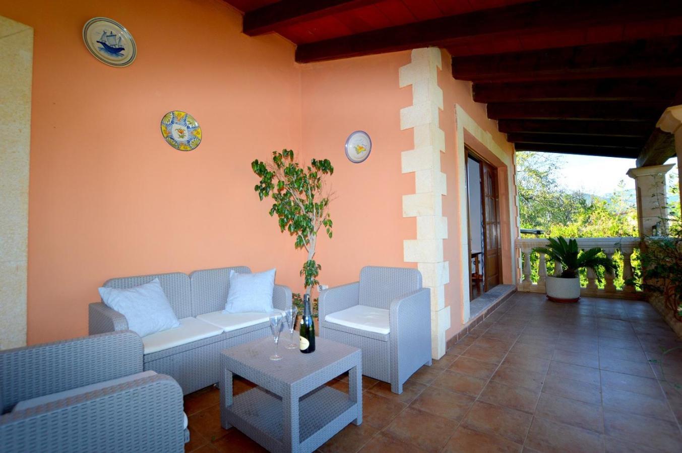 Finca Con Piscina Es Blanquer Pensionat Eksteriør billede