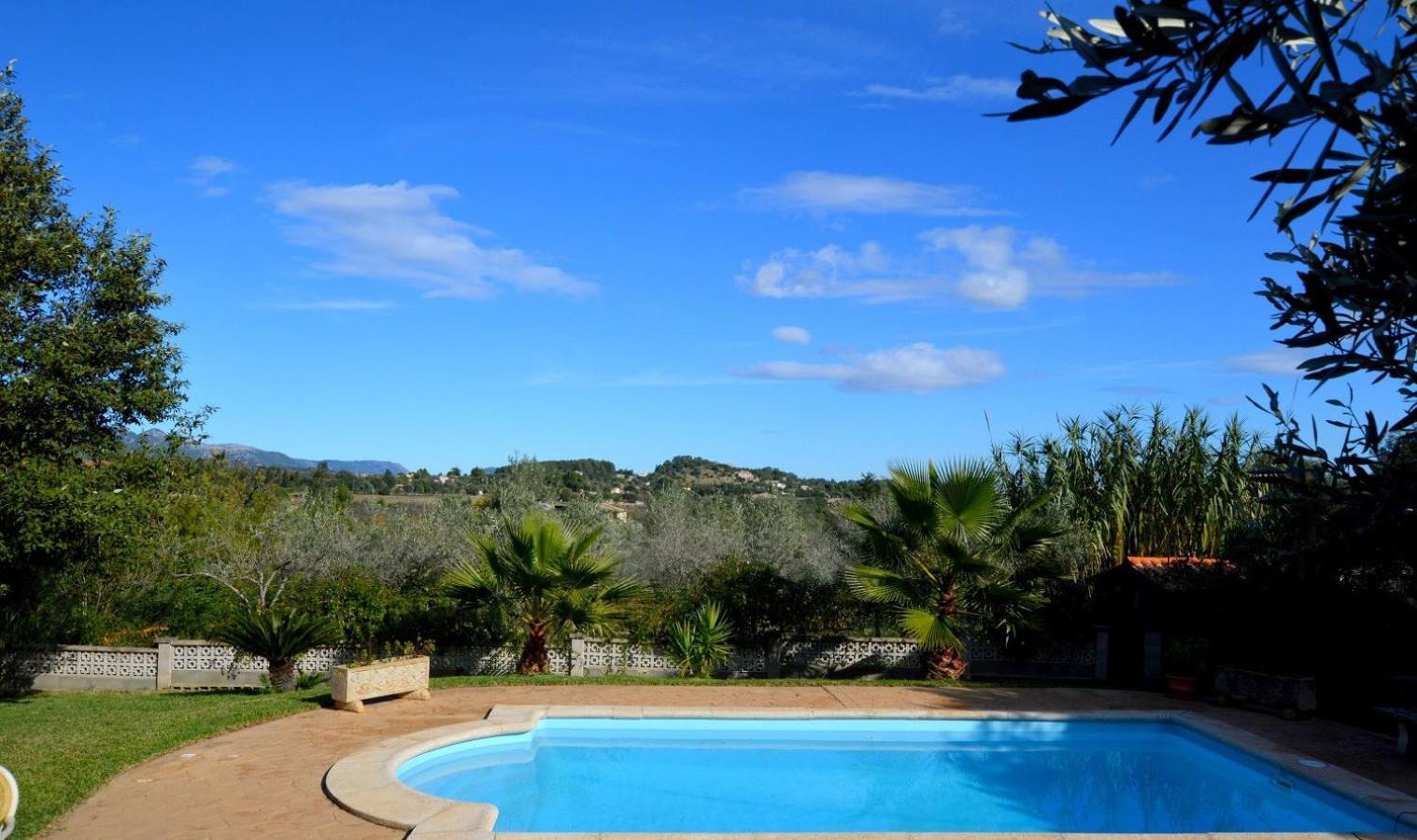 Finca Con Piscina Es Blanquer Pensionat Eksteriør billede