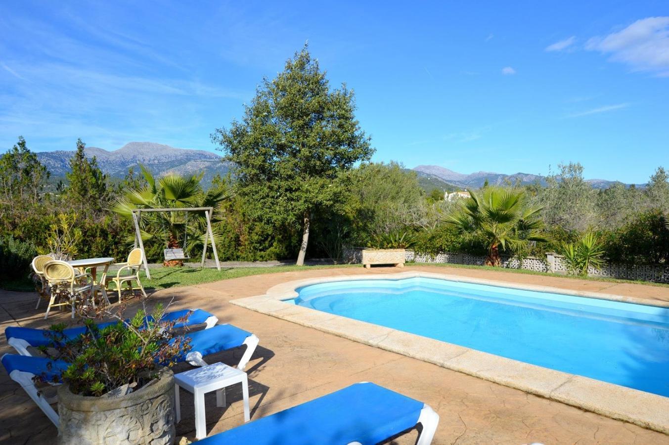 Finca Con Piscina Es Blanquer Pensionat Eksteriør billede